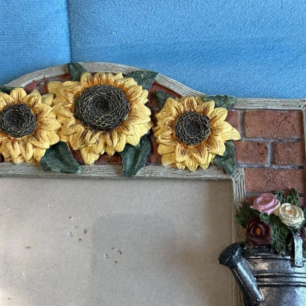 Vintage Figi Graphics Picture Frame Garden Flowers Weekend Gardener 1994 Easel